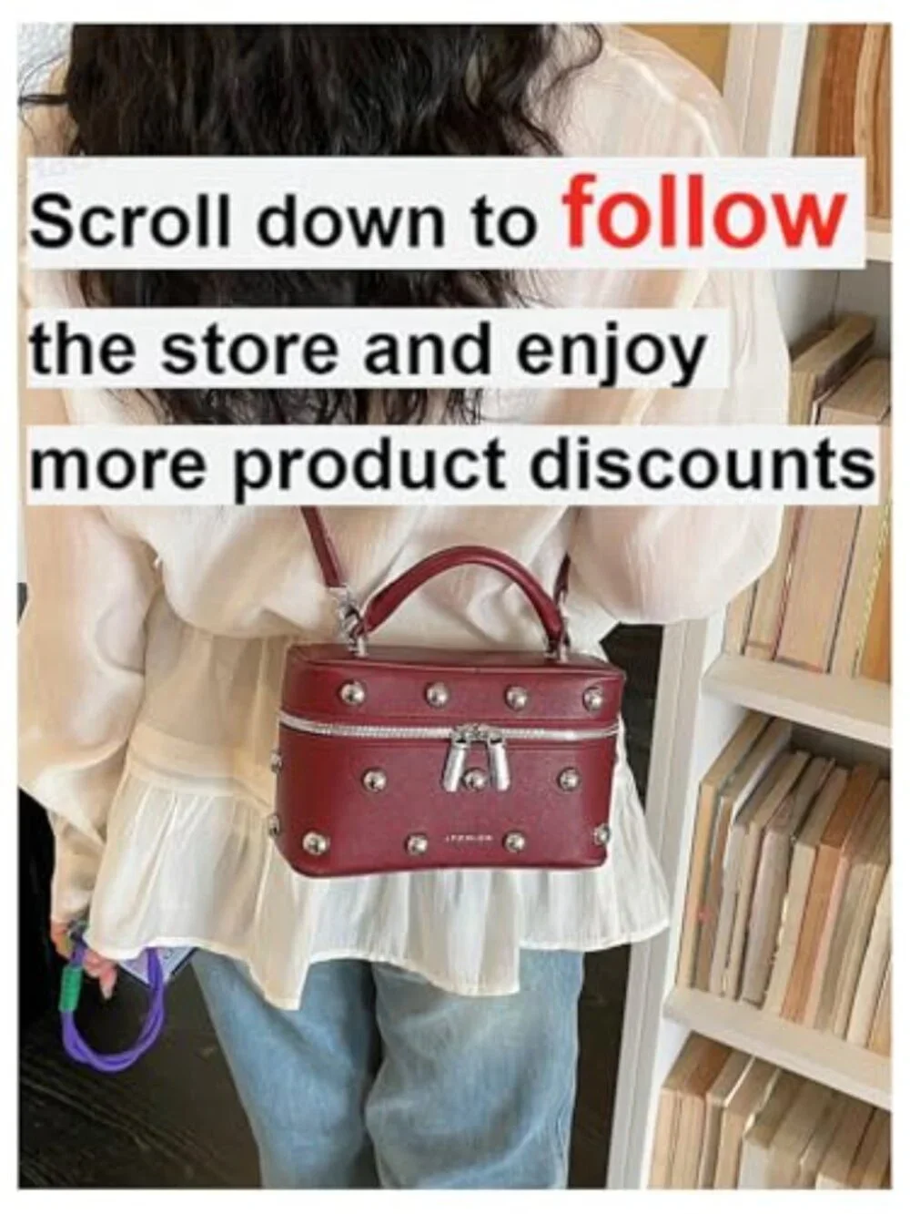 Quilted Zipper Crossbody Handbag Y2K Top Handle Small Bucket Satchel Purse Faux